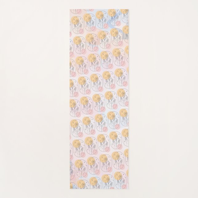 Esterilla De Yoga Flor (Anverso)