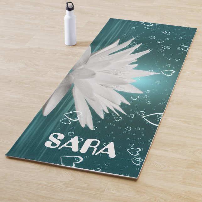 Esterilla De Yoga Flor azul de loto meditación yoga (In situ)