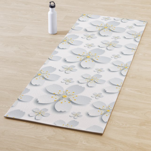 Esterilla De Yoga Flor blanca Flor de yoga (In situ)