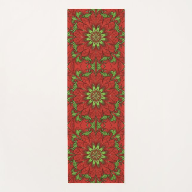 Esterilla De Yoga Flor de Navidad (Anverso)