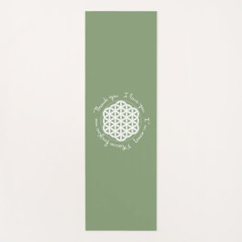 Esterilla De Yoga Flor de vida Ho'oponopono