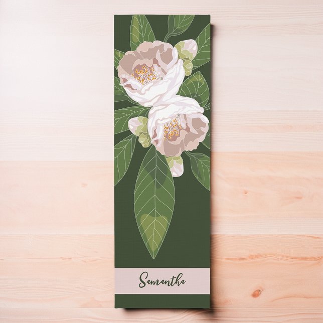 Esterilla De Yoga Flor exuberante y vegetación elegante (Lush Flower and Greenery Elegant Yoga Mat)