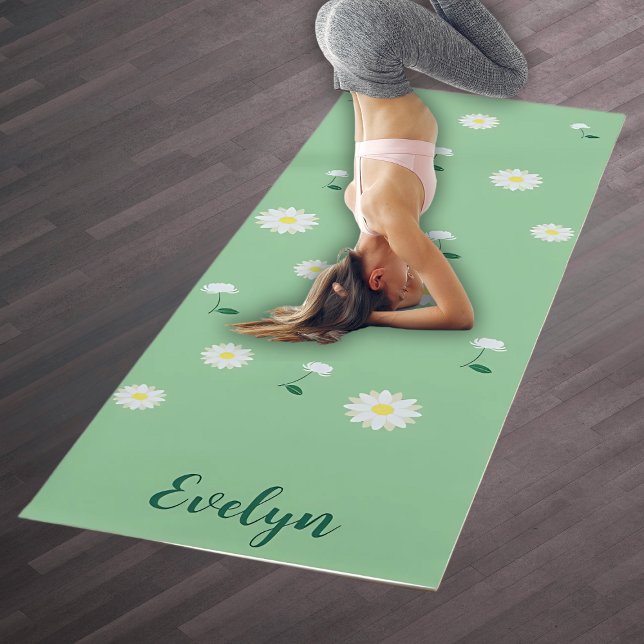 Esterilla De Yoga Flor fresca - elegante alfombra de yoga verde zazz (Subido por el creador)