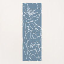 Flor Silvestre Azul Moderna