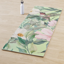 Esterilla De Yoga Flor silvestre de color boho moderno