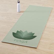 Flor verde yoga Lotus