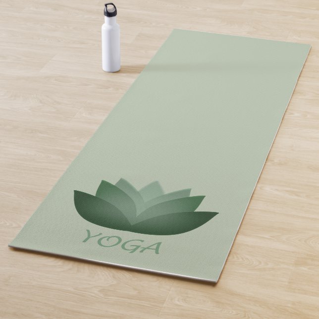 Esterilla De Yoga Flor verde yoga Lotus (In situ)