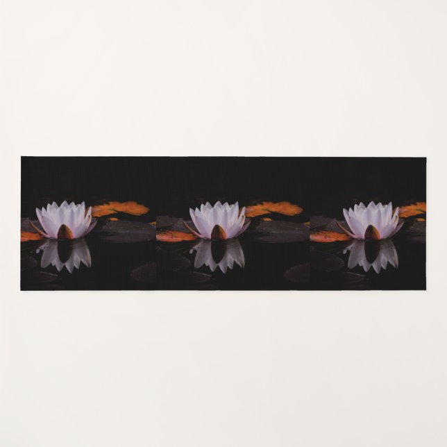 Esterilla De Yoga Flor Zen White Lotus (Anverso (horizontal))