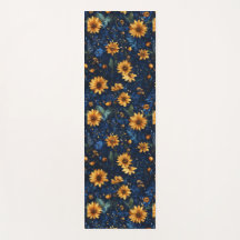 Floral azul elegante