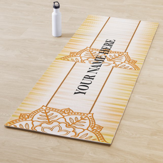 Esterilla De Yoga Floral de Mandala natural (In situ)