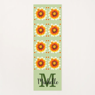 Esterilla De Yoga Floral Monogramado  