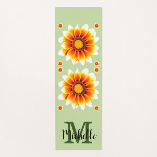 Esterilla De Yoga Floral Monogramado Personalizado