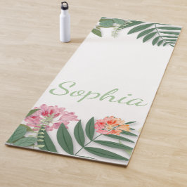 Esterilla De Yoga Floral tropical
