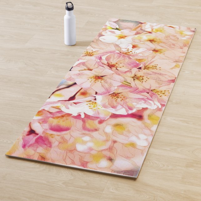 Esterilla De Yoga Florecimiento de cerezo japonés (In situ)