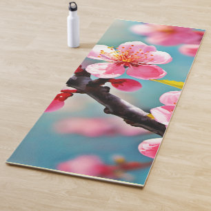 Esterilla De Yoga Florecimiento de cerezos en primavera