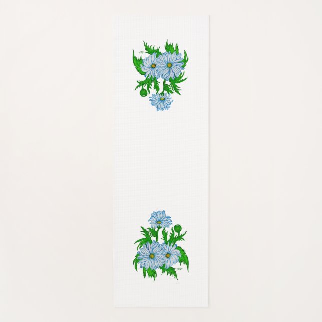 Esterilla De Yoga Flores de Daisies (Anverso)