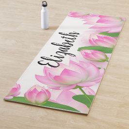 Esterilla De Yoga Flores de Lotus