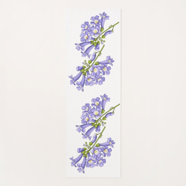 Esterilla De Yoga Flores do Brasil jacaranda (Anverso)