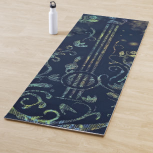 Esterilla De Yoga Flores Guitarra Arte - Relax Sound