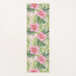 Esterilla De Yoga Flores rosa tropical