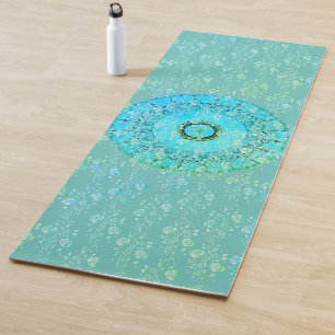Esterilla De Yoga Flores Shimmery Mandala vintage