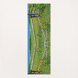 Esterilla De Yoga Flores silvestres serenas personalizadas de bonito