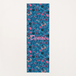 Esterilla De Yoga Flores Y Mariposas