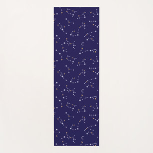 Esterilla De Yoga Flujo Cósmico Azul Medianoche
