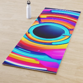 Esterilla De Yoga Flujo cromático: la esencia radiante del arte vibr