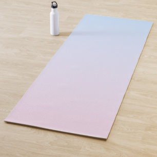 Esterilla De Yoga Fondo de degradado rosa pálido y azul