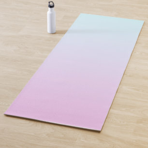 Esterilla De Yoga Fondo de degradado rosa y azul pastel