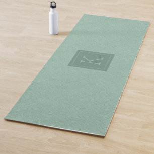 Esterilla De Yoga Fondo de textura de imitación de color verde
