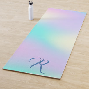 Esterilla De Yoga Fondo holográfico de colores claros