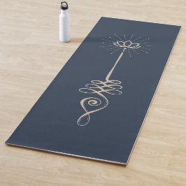 Esterilla De Yoga Fondo liso Unalome - Atardecer + Alfombra de yoga