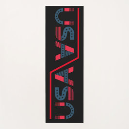 Esterilla De Yoga Fondo negro ecológico