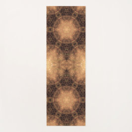 Esterilla De Yoga Fondo negro mágico Naranja kenidoscopo