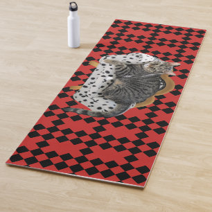 Esterilla De Yoga Formas geométricas para gatos flojos de yoga
