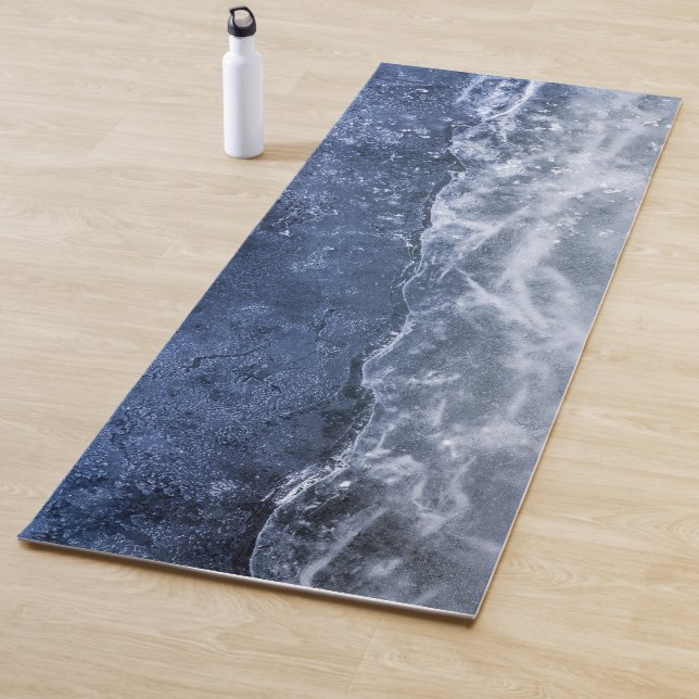 Esterilla De Yoga Foto de hielo azul brillante (In situ)