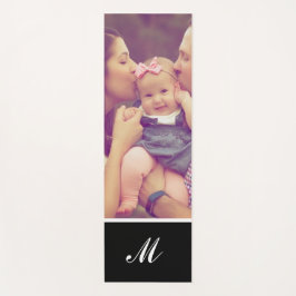 Esterilla De Yoga Fotografía familiar personalizada Monograma Yoga M