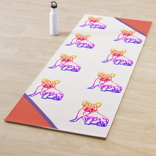 Esterilla De Yoga Französische Bulldogge Neon French Bulldog (In situ)