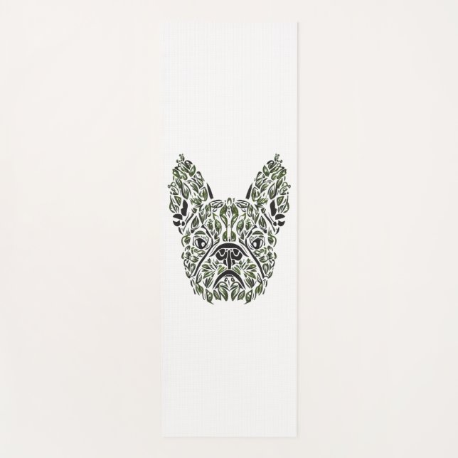 Esterilla De Yoga Frenchie Puppy Art (Anverso)
