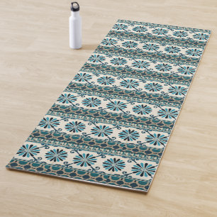 Esterilla De Yoga Friso No-Embellecido II del añil