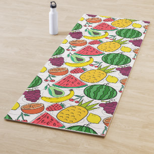 Esterilla De Yoga Fruit seamless pattern Fruit surface pattern 22