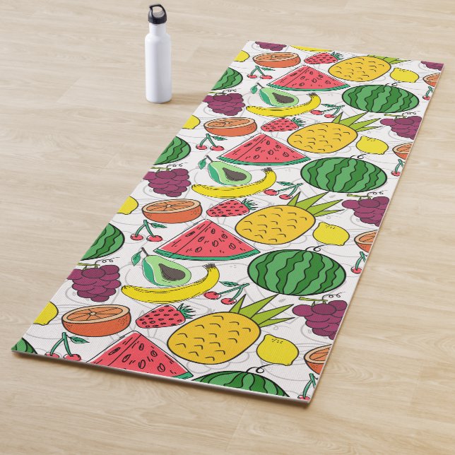 Esterilla De Yoga Fruit seamless pattern | Fruit surface pattern 22 (In situ)