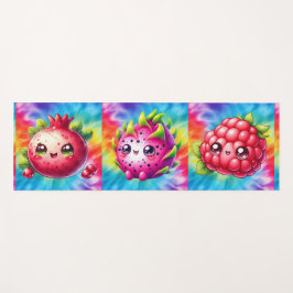 Esterilla De Yoga Fruta del dragón feliz de tinte