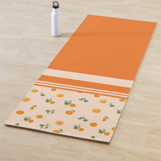 Esterilla De Yoga Fruta naranja patrón clásico cítrico