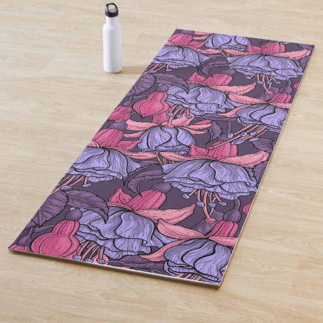Esterilla De Yoga Fuchsia en rosa y violeta (In situ)