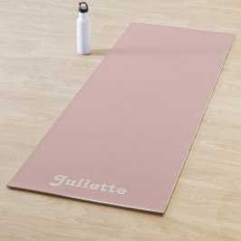 Esterilla De Yoga Fuente retro Rubor con polvo sólido