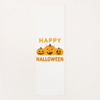 Esterilla De Yoga Funny Halloween Happy Halloween Pumpkins
