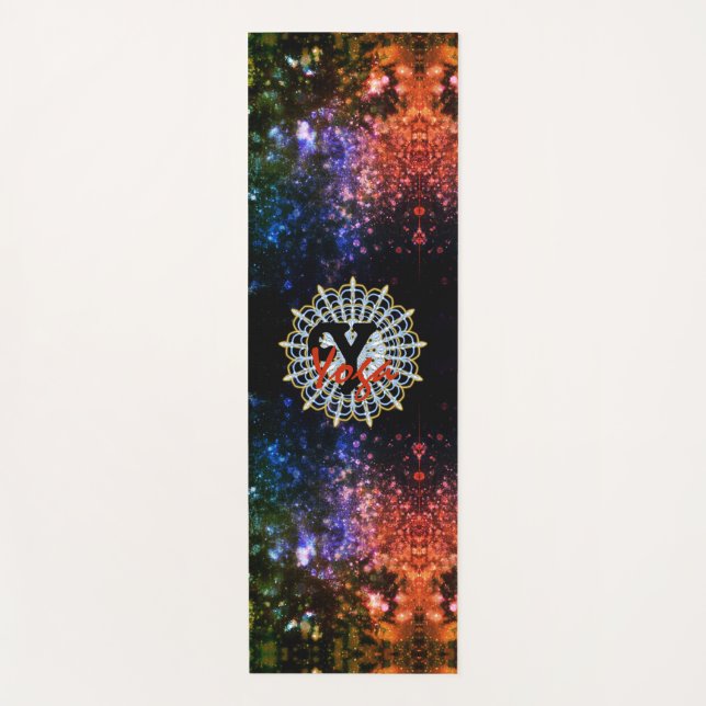 Esterilla De Yoga Galaxia de Estrellas Mediación Personal (Anverso)